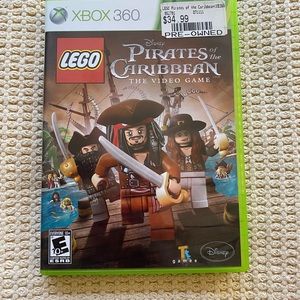 Xbox 360 Lego Pirates of the Caribbean video game